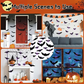 🎃Halloween 50% Off🎃36-Pack 3D Lighted Bats (Stick-On, LED Glow, Multi-Color) — Instant Wall Flock for Indoor/Outdoor