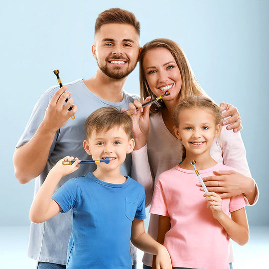 Three-head multi-angle cleaning toothbrush to ensure your oral safety