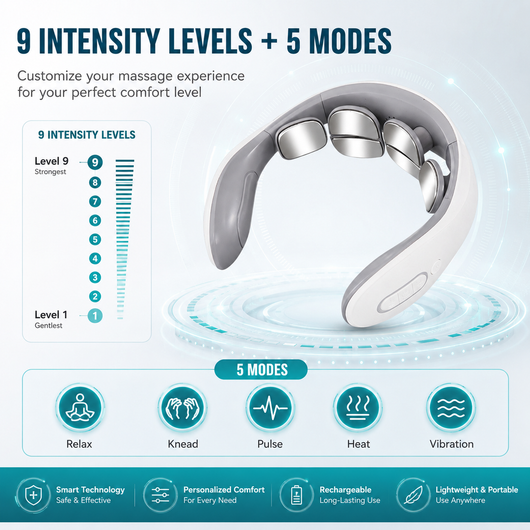 ⏳Time-Limited Special⏰Heated 4D Neck Massager / Portable 4D Neck Relaxer