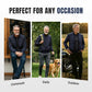Men's Solid Color Zip Up Warm Jacket -💪Anti-wrinkle, windproof, rainproof and snowproof!