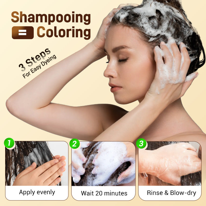 🍃Ren naturlig hårfärg från växtextrakt — Spot & Rötpåfyllning, ammoniakfri örtformula, mild färg + balsam (finns i resestorlek)