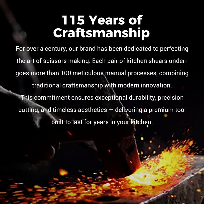 🔥Het rea (💥50 % RABATT）🔥Multifunktionell kraftig kökssax✂️Benskuren kraft, halkfritt grepp🍗