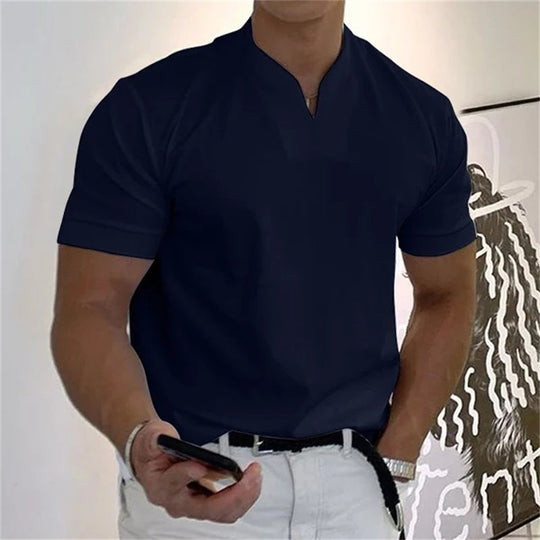 🥳2026 HOT SALE🥳💞50K+ SOLD!💥💎Men Gentlemans Business Short Sleeve Fitness T-shirt