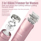 💜50% Off💜Bikini Trimmer for Women, Electric Shaver and Razor Rechargess Trimming eable 2-in-1, IPX7 Waterproof