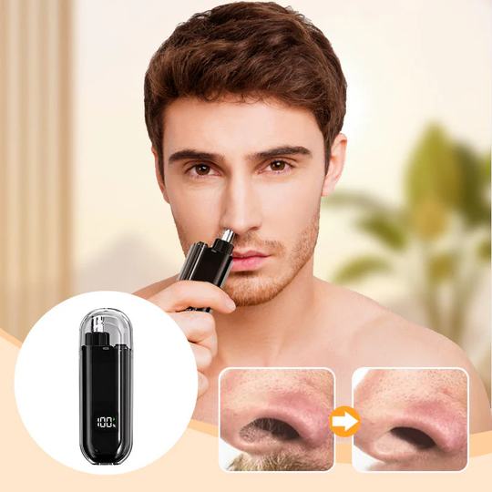 👃 Smart Electric Nose Hair Trimmer | HALF PRICE 50% OFF! | Painless Grooming & Waterproof Design | Perfect Personal Care Gift 🎄✨