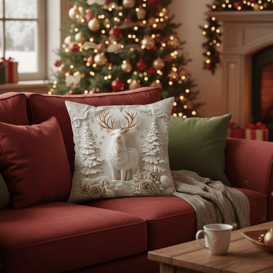 🎄Christmas 3D Printed Pillow✨