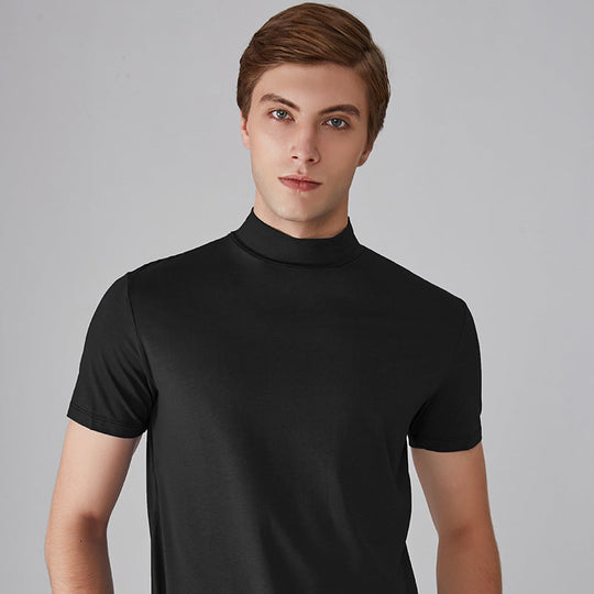 🔈🔈2026 Hot Sale – 50% Discount🎁Men's High Neck Slim Fit T-shirt