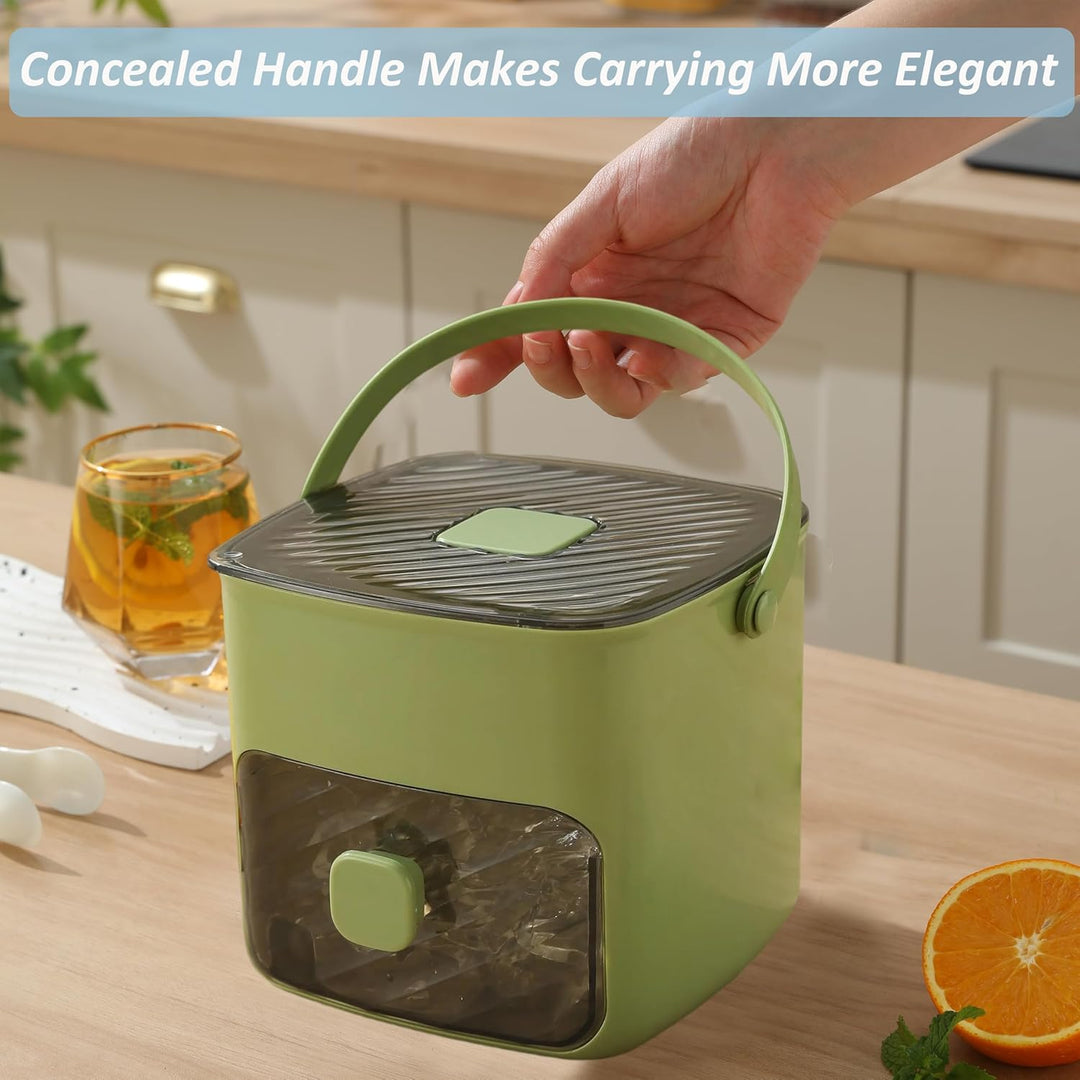 🥳2026 HOT SALE🥳💞50K+ SOLD!💥🥤🧊 50% OFF! Ice Cube Maker with Storage – 48 cubes at once, leak‑proof lid. Stackable, saves space. Includes ice scoop & tong. A summer essential. 🏖️✅