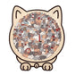 🎁Christmas Sale 49% OFF🎅135-Piece Morandi-Colored Cat Shaped Wooden Jigsaw Puzzle