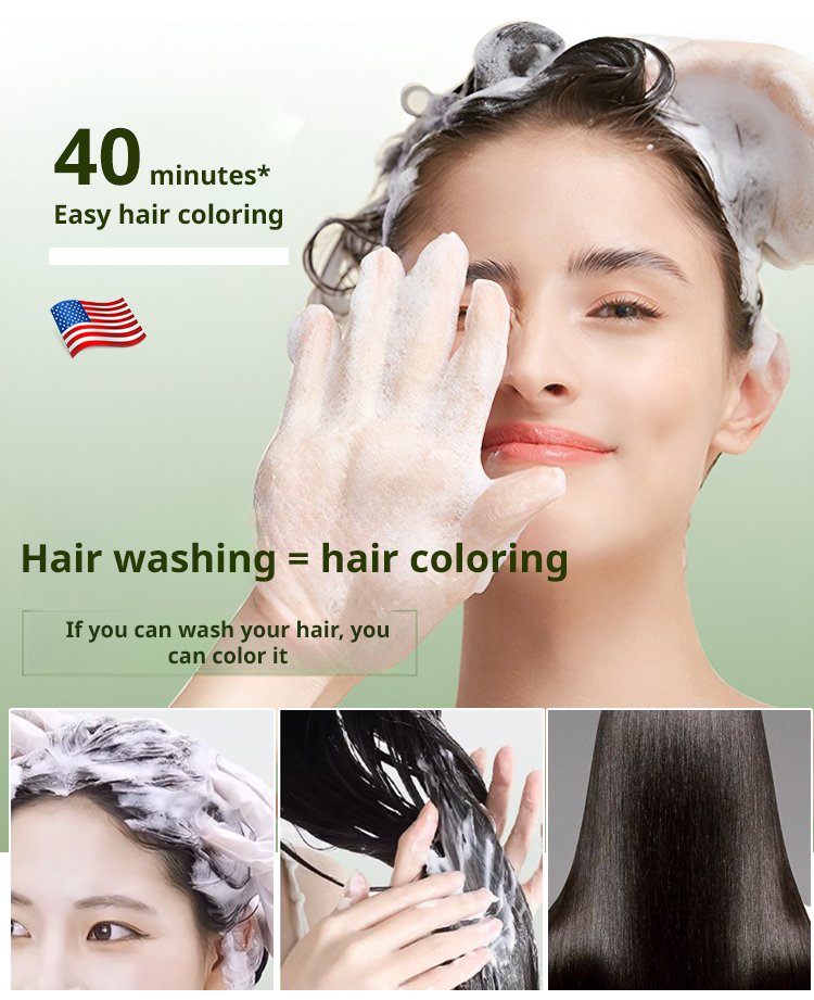 🔥2025 HOT SALE🔥 Plant Extract Hair Coloring Cream🌿