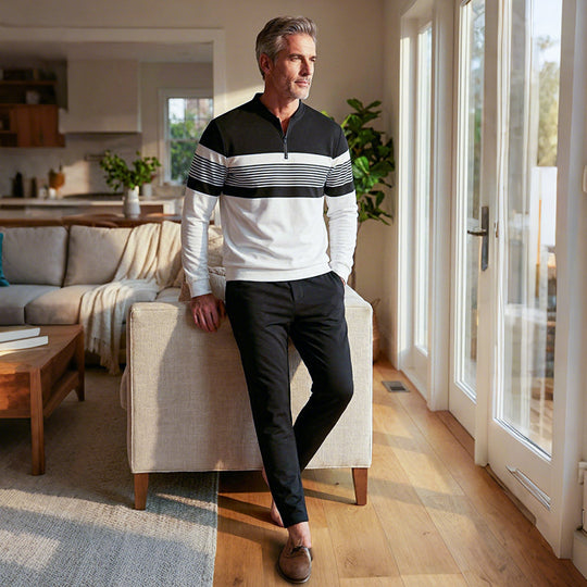 🔥🧵 Men's Graphic Print Pullover & Pants Set – Bold streetwear style. Ultimate comfort for lounging or errands. 🎨👖 Complete look, zero effort. Shop now!