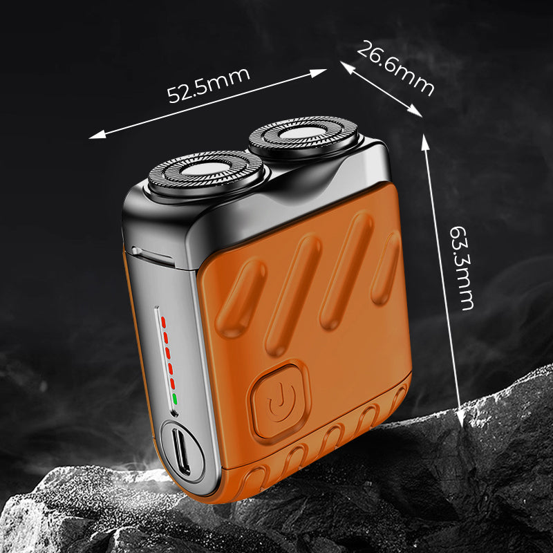 🔥2025 New Design 50% Off🔥Mini Electric Rotary Dual Ring Pocket Shaver