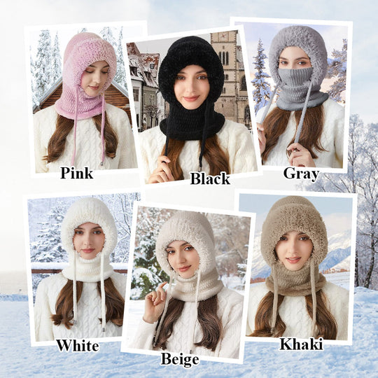 🌸Hot Sale 50% OFF❄️Women's Outdoors Windproof Scarf Hat