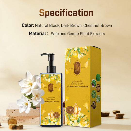 🍃Ren naturlig hårfärg från växtextrakt — Spot & Rötpåfyllning, ammoniakfri örtformula, mild färg + balsam (finns i resestorlek)