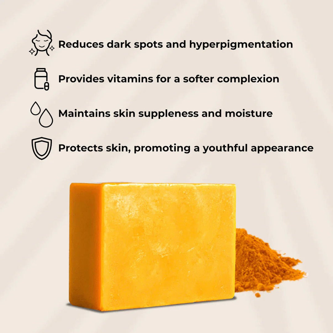 🔥Last Day 49% OFF🏆Turmeric & Kojic Acid Brightening Soap