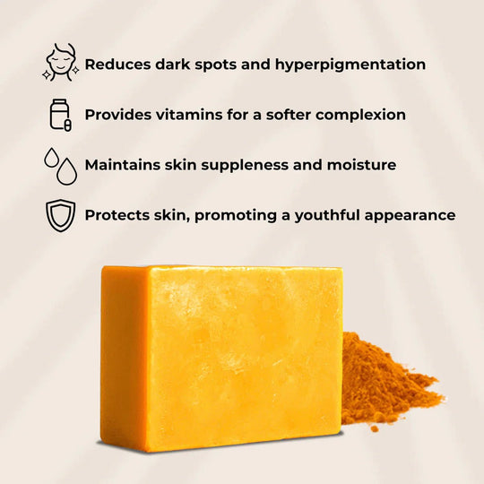 🔥Last Day 49% OFF🏆Turmeric & Kojic Acid Brightening Soap