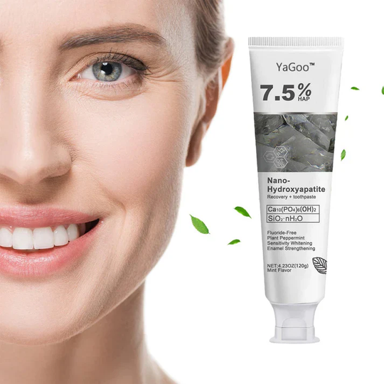 🔥Ends Tonight: Get 40% OFF Before It’s Gone!🎁 YaGoo™ Fluoride-Free Hydroxyapatite Toothpaste – Gentle Whitening & Enamel Strength for Sensitive Teeth