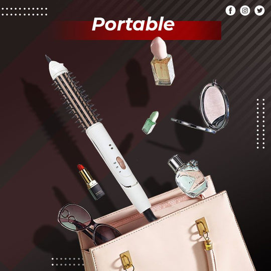 🎁Hot Sale 49% OFF⏳Portable Hair Curling Comb & Straightener