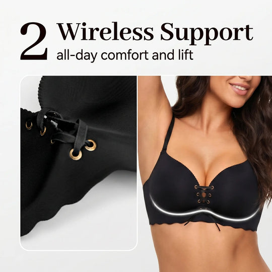 Women’s Seamless Breathable Push-Up Support Bra