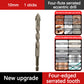 🔥2025 Hot Sale🔥High-Strength 4-Flute Serrated Eccentric Drill Bit Kit - Durable & Versatile for All DIY Projects