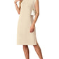 🔥Summer Sale 49% OFF💥Women Round Neck Loose Split Wrinkle-Free Midi Dress with Pockets | Split Hem Airflow Design
