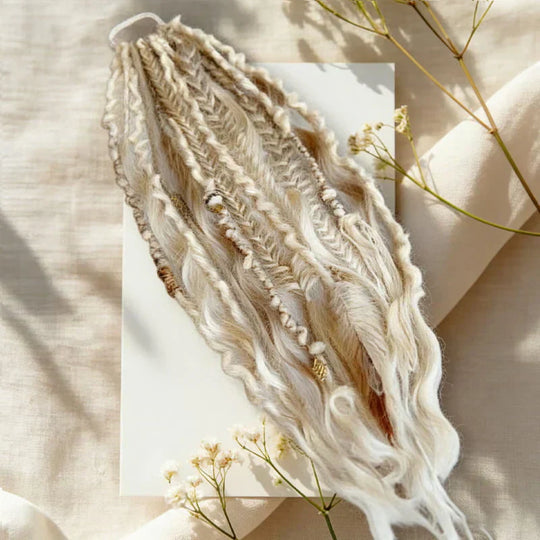 📢📢50%  OFF !! ⏰Bohemian Textured Ponytail | Instant Dreadlock Hair Extension | Easy Clip-In for Festivals & Nights Out