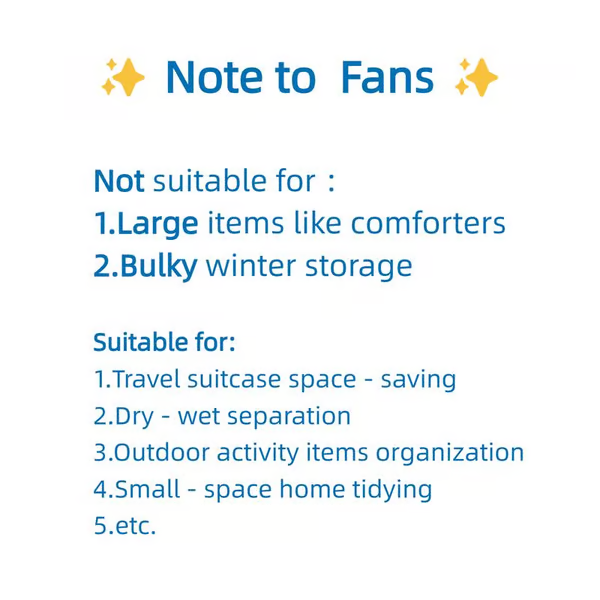 🔥Balenie 6 kompresných vreciek pre elektrický vysávač s USB - ušetrite miesto, cestujte naľahko!