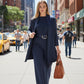 🎉Hot Sale 50% OFF🥳Elegant Longline Cardigan 3-Piece Set – Soft Fabric, Chic Top & Pants for Office Commute & Daily Outings
