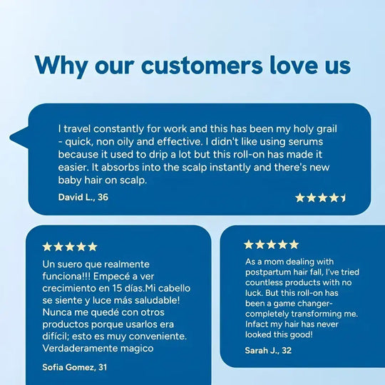 Pokročilé sérum pro růst vlasů Roll-On
