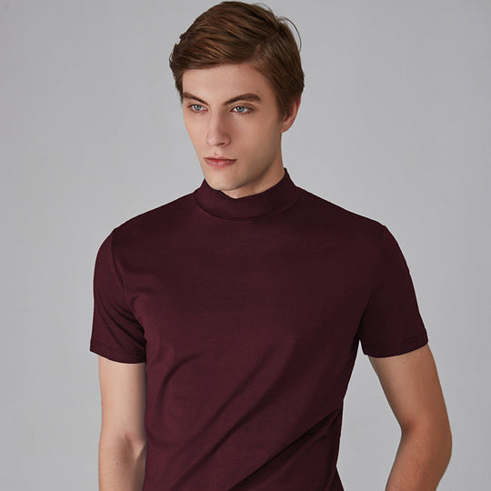 🔈🔈2026 Hot Sale – 50% Discount🎁Men's High Neck Slim Fit T-shirt
