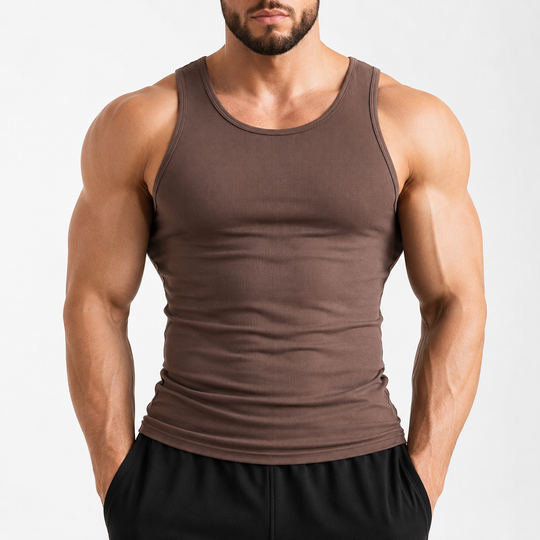 🔥 Pro-Favorite Muscle Fit Tank Top for Men – Spandex – Breathable 💪