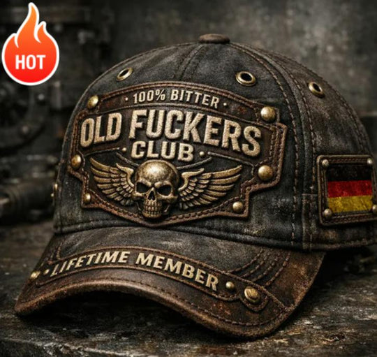 🔥Old Fuckers Club Vintage Embroidered Cap