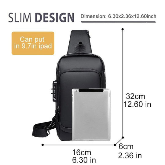 🎒 50% OFF! 🔥 Sports bag with USB charging function – theft-proof, practical & lightweight – perfect for travelling, commuting & outdoor activities ⚡