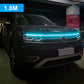 Car Hood Light Strip,Dynamic Car LED Strip Light,Exterior Flexible Daytime Running Light Strip for Car,SUV (White Light)