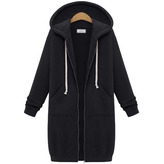 📢📢50 % de réduction🔥✨ Sweats à capuche en polaire à fermeture éclair pour femmes