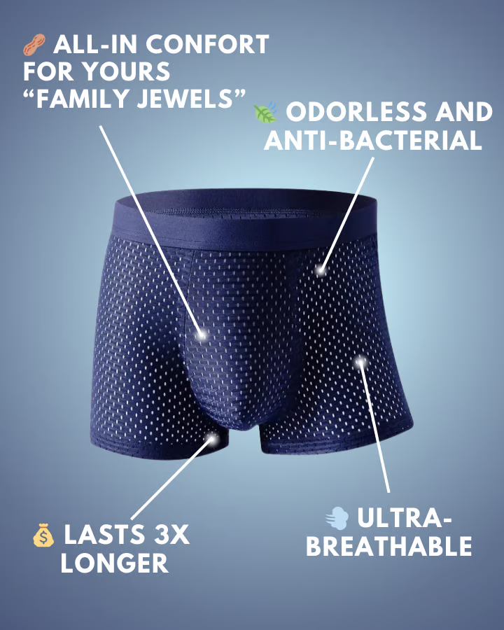 ✨️Bamboo Fibre Boxer Shorts✨️Moisture Wicking And Sweat Wicking&Antibacterial And Odor Suppressing