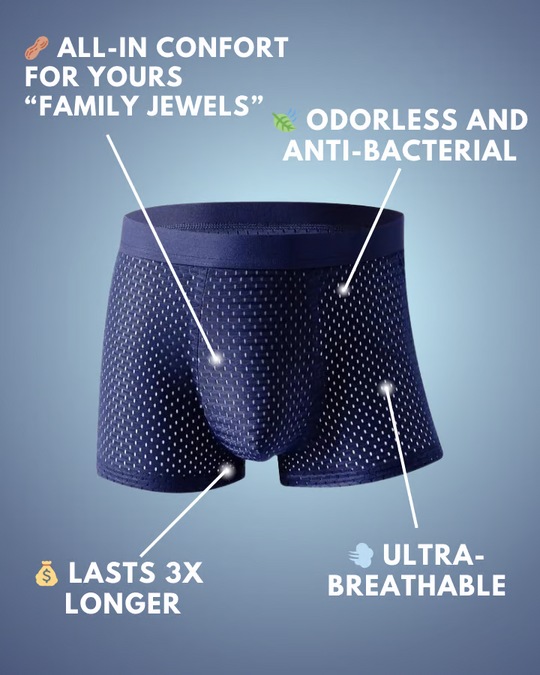 ✨️Bamboo Fibre Boxer Shorts✨️Moisture Wicking And Sweat Wicking&Antibacterial And Odor Suppressing
