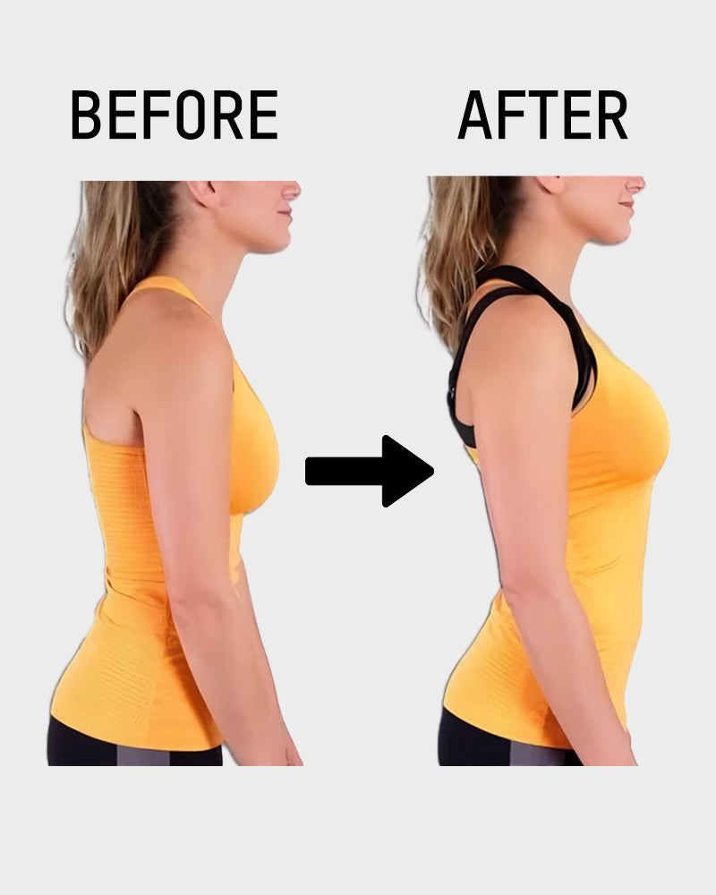 ⏰Front Closure Cross-Back Wireless Posture Bra