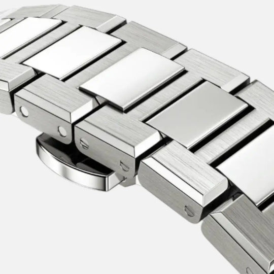 Skeleton Hollow Män Automatisk Mekanisk Klocka Steampunk Sliver Blå Full Steel Vattentät Armbandsur Man Mechanism Klocka