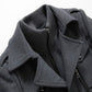 ⏳Limited-Time 50% Off⏰Men Classic Blends Wool Trench Coat 🧥
