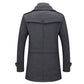 ⏳Limited-Time 50% Off⏰Men Classic Blends Wool Trench Coat 🧥