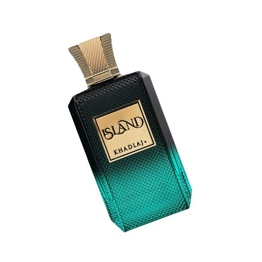 Khadlaj Island Unisex Perfume Spray 3.4 Ounce, Date-Night Layering Kit Suggestion - Tropical Gourmand Amber 🍸💫