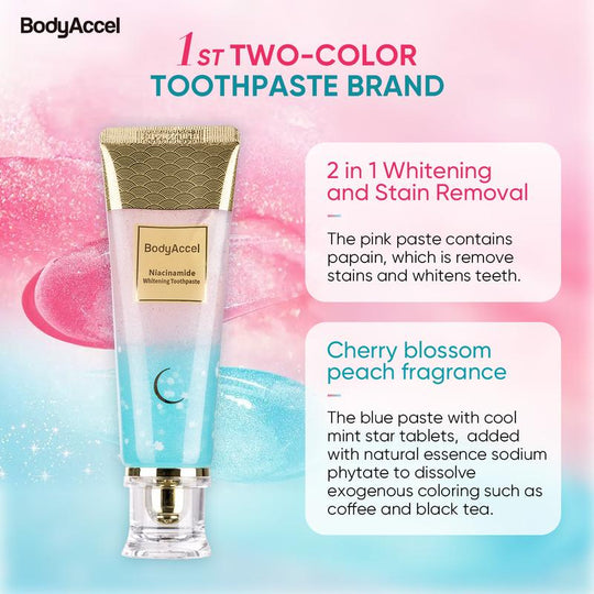 【Max】BodyAccel 【Triple Whitening】Niacinamide Whitening Toothpaste