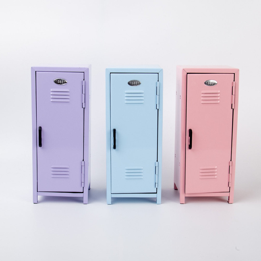 Mini Metal Locker Storage,Small Money Security and Cash Safe Box for Jewelry