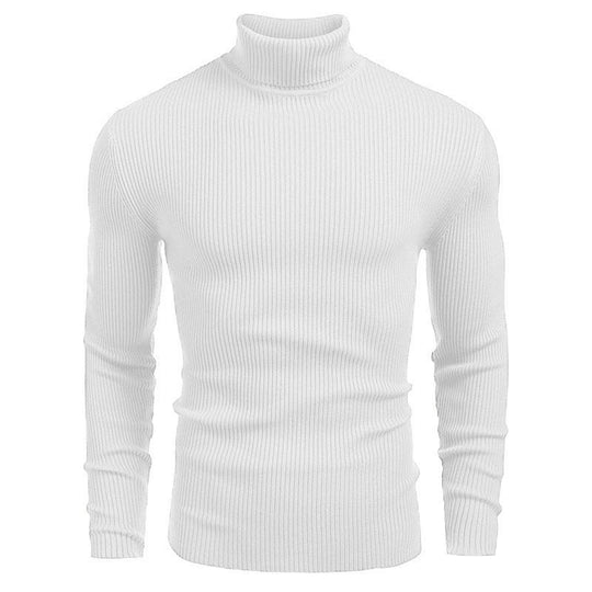 🧶 L'ÉLÉGANCE INTEMPORELLE | Pull Homme Slim à Col Roulé -50 %