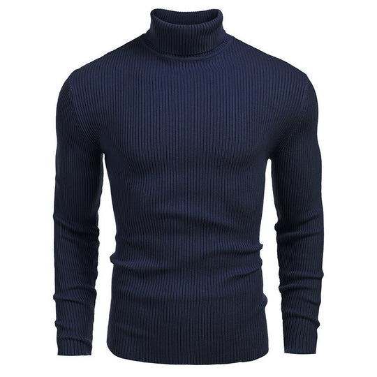🧶 L'ÉLÉGANCE INTEMPORELLE | Pull Homme Slim à Col Roulé -50 %