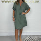 🔥2025 Hot Sale👗Plus Size Button Up Tunic Dress | Stylish & Versatile | Confidence Booster