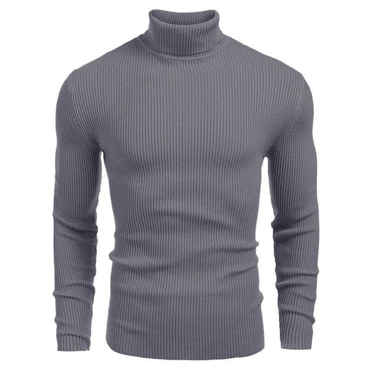 🧶 L'ÉLÉGANCE INTEMPORELLE | Pull Homme Slim à Col Roulé -50 %
