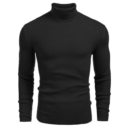 🧶 L'ÉLÉGANCE INTEMPORELLE | Pull Homme Slim à Col Roulé -50 %