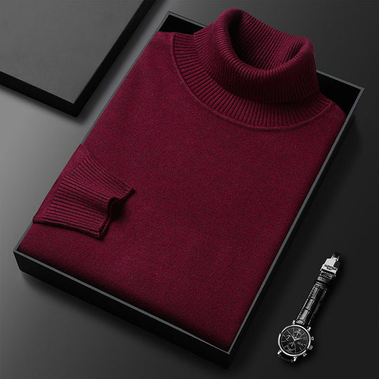 ⏳ 2026 Hot Sale!  ⏰Men's Solid Color Premium Turtleneck Sweater👔